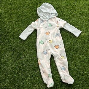 Lullaby Lane One Piece Footies with Hood